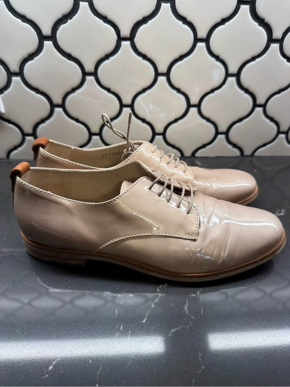 Women’s AGL Patent Leather Oxfords
